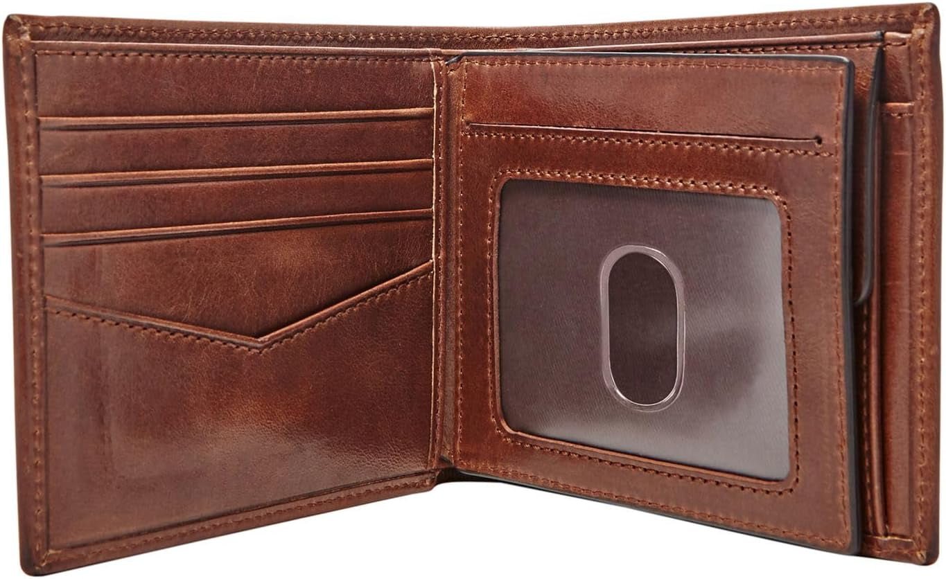 Fossil Ryan Bifold Plånbok för män 11,43 cm L x 2,54 cm B x 9,525 cm H Herrplånbok Naty Shop