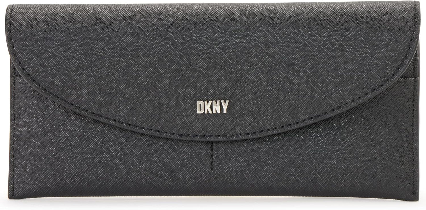 DKNY Phoenix Flap Plånbok Dam Naty Shop Plånbok Svart/Silver One Size Passar Alla