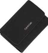 Damplånbok Calvin Klein Must Small Trifold Mono Klein, svart (Black Mono), en storlek Damplånbok Naty Shop