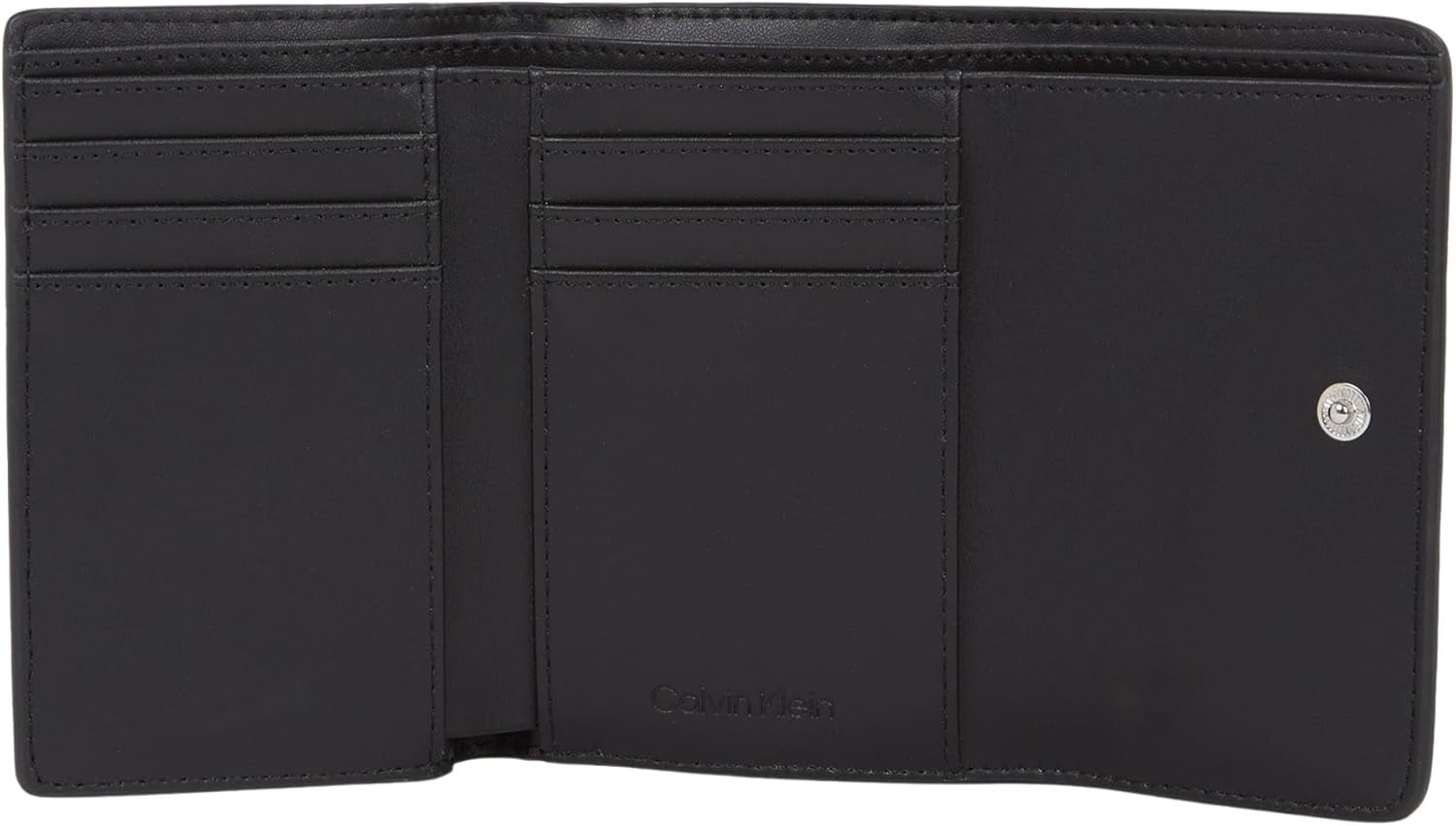 Damplånbok Calvin Klein Must Small Trifold Mono Klein, svart (Black Mono), en storlek Damplånbok Naty Shop