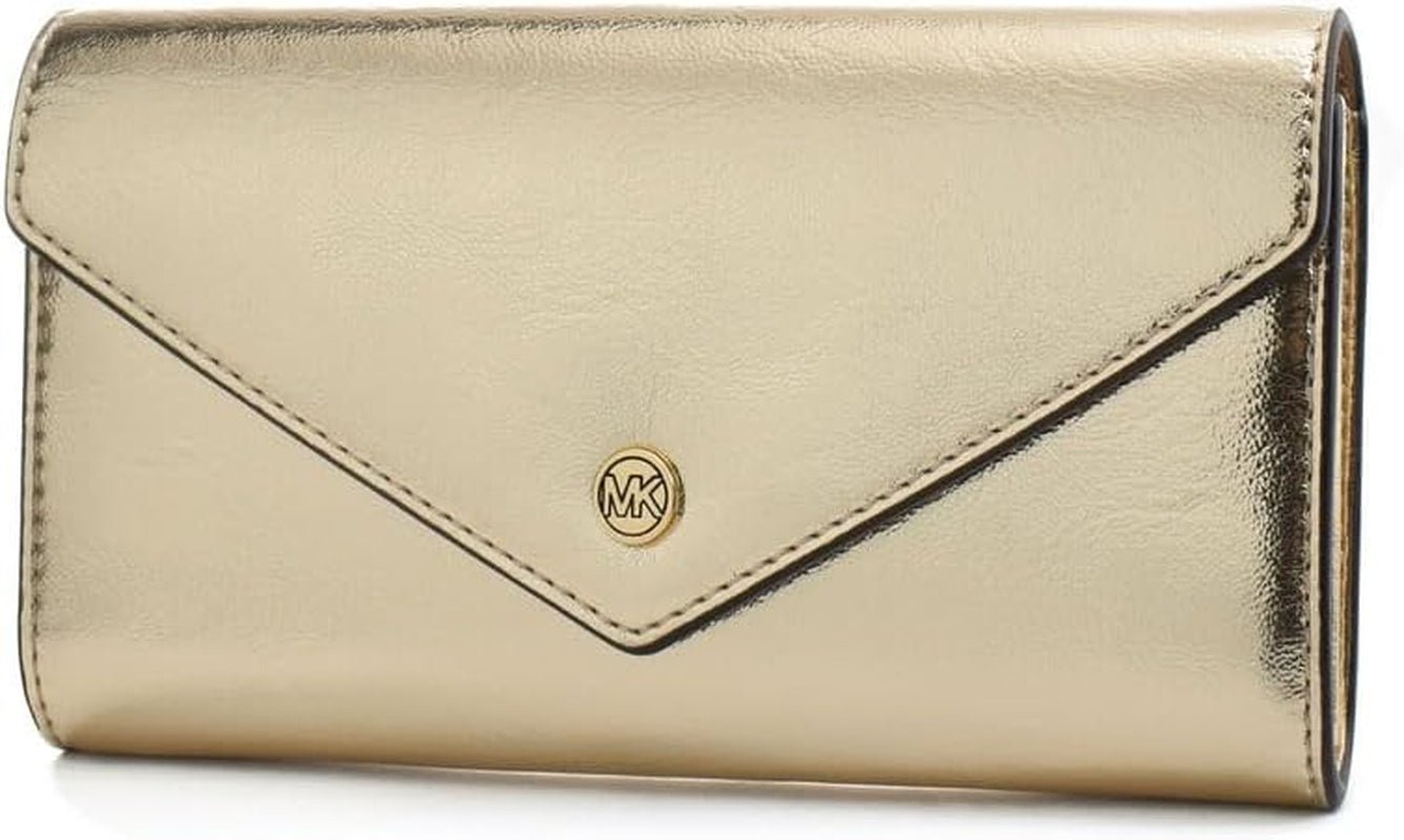 Michael Kors damplånbok, 35H3GTVE7M-PALE-GULD, 19,5 x 10 x 3 cm, färgad Damplånbok Naty Shop Standardtitel