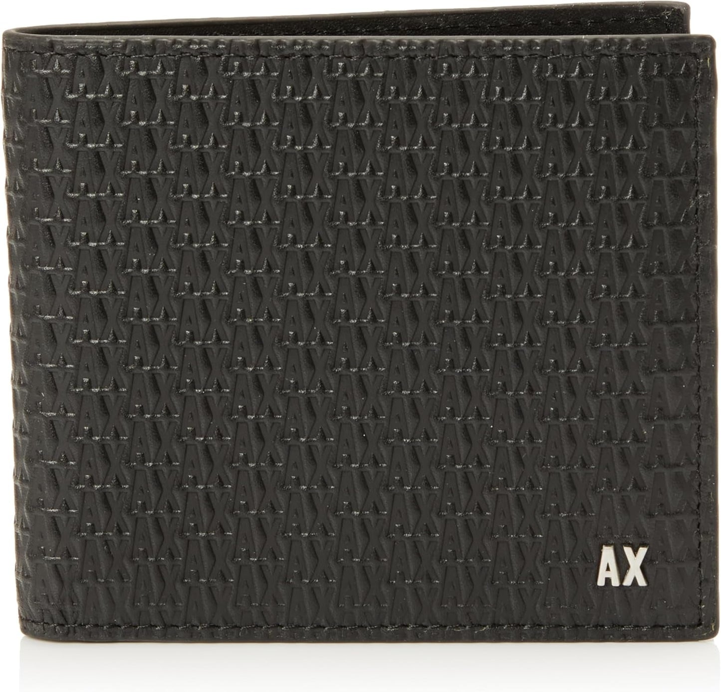 Elba, Essential, Mini Metal Logo Bi-Fold plånbok för män Armani Exchange Herrplånbok Naty Shop Standardtitel