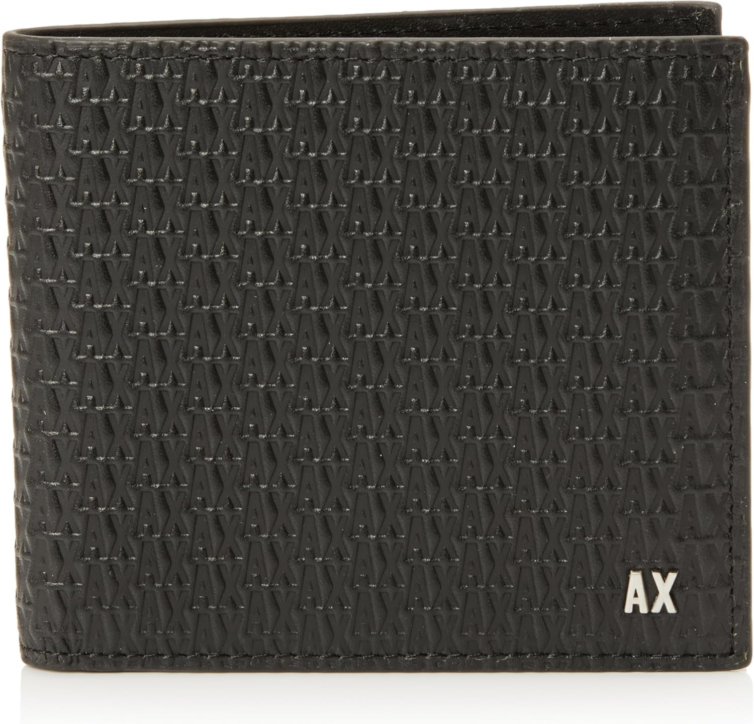 Elba, Essential, Mini Metal Logo Bi-Fold plånbok för män Armani Exchange Herrplånbok Naty Shop Standardtitel