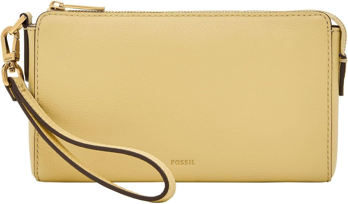 Fossil plånbok i läder eller polyester för dam Damplånbok Naty Shop Vit kräm