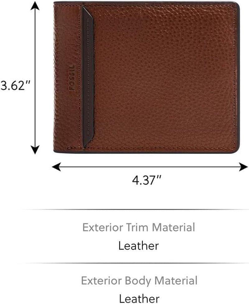 Fossil Huntington Bi-Fold plånbok för män Naty Shop herrplånbok