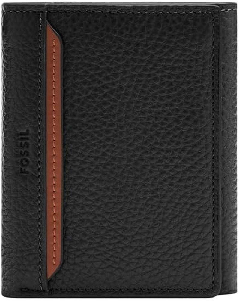 Fossil Huntington Tri-Fold Herrplånbok Naty Shop Herrplånbok Svart S