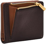 Fossil Logan Bi-Fold plånbok för kvinnor, brun Naty Shop damplånbok