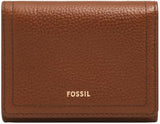 Fossil Logan Tri-Fold plånbok för kvinnor, brun Naty Shop Damplånbok Standardtitel