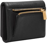 Fossil Logan Tri-Fold Plånbok för kvinnor, Svart Naty Shop Damplånbok