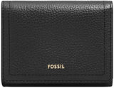 Fossil Logan Tri-Fold plånbok för kvinnor, Black Naty Shop Damplånbok Standardtitel