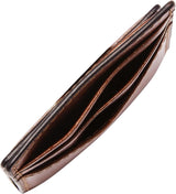 Fossil Andrew-plånbok för män, plånbok i konjakläder 7,2 cm L x 0,5 cm B x 10 cm H ML4173222 Plånbok för män Naty Shop
