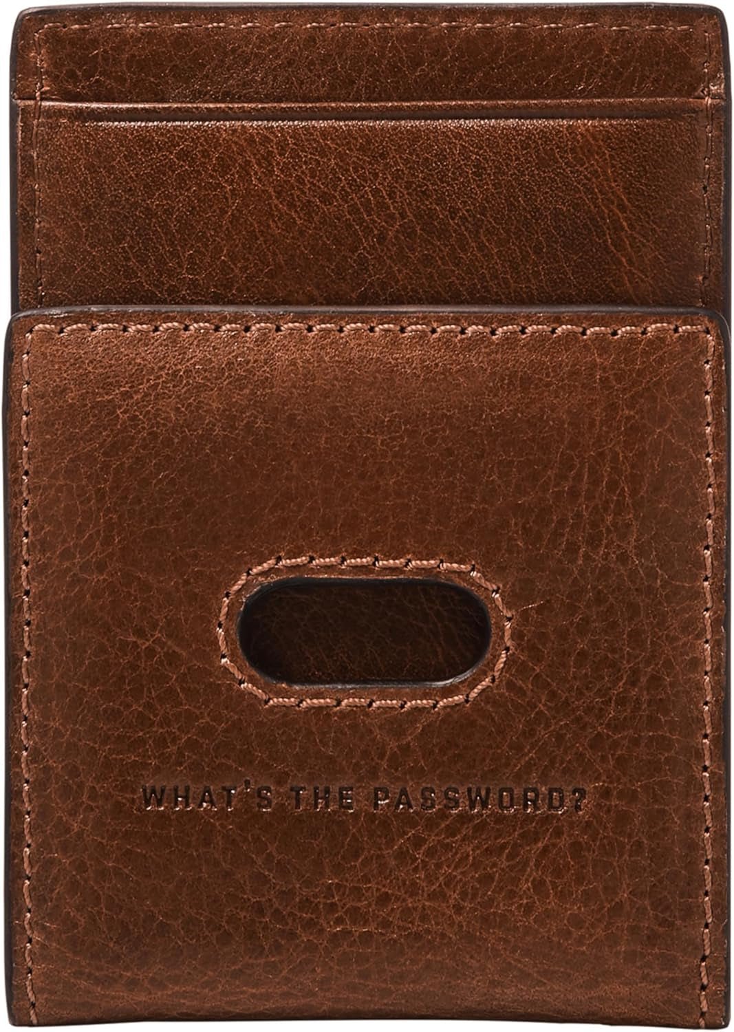 Fossil Andrew-plånbok för män, plånbok i konjakläder 7,2 cm L x 0,5 cm B x 10 cm H ML4173222 Plånbok för män Naty Shop