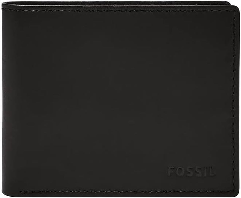Fossil herrplånbok - Derrick RFID-läderbifold med flip-ID, ML3681001 - 10,9 cm L x 1,27 cm B x 8,9 cm H Herrplånbok Naty Shop Standardtitel