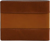 Fossil Everett-plånbok för män, Mediumbrunt Bifold-läder 11,5 cm L x 2,5 cm B x 8,9 cm H ML4397210 Herrplånbok Naty Shop