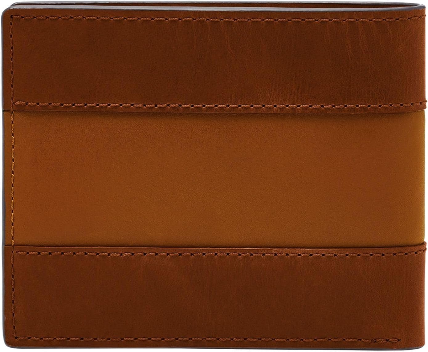 Fossil Everett-plånbok för män, Mediumbrunt Bifold-läder 11,5 cm L x 2,5 cm B x 8,9 cm H ML4397210 Herrplånbok Naty Shop
