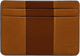 Fossil Everett plånbok för män läder/PVC Medium Brun korthållare 10,2 cm L x 0,6 cm B x 7,0 cm H ML4398210 Naty Shop Herrplånbok Brun