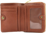 Fossil kvinnlig Logan multifunktionell brun läderplånbok 11,1 cm L x 2,5 cm B x 8,9 cm H SL7923200 Damplånbok Naty Shop
