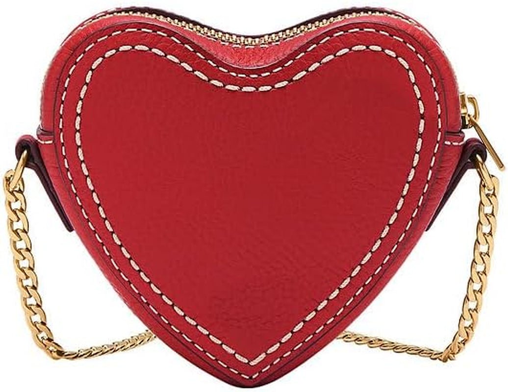 Kvinnors Fossil Vday Läder eller Polyester Plånbok Kvinnors Väskor Naty Shop Röd
