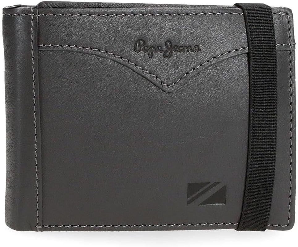 Pepe Jeans jacka plånbok med elastiskt band, one size Herrplånbok Naty Shop Grey