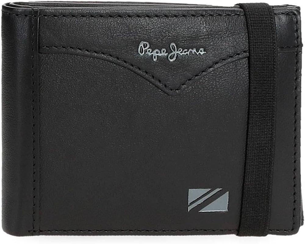 Pepe Jeans jacka plånbok med elastiskt band, one size Herrplånbok Naty Shop Black