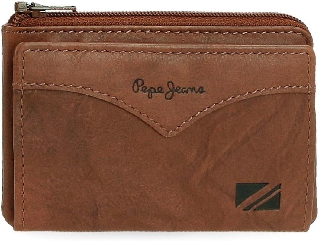 Pepe Jeans jacka plånbok med korthållare, one size Herrplånbok Naty Shop Brown