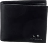 Armani Exchange Essential Vanlig plånbok för män med logotryck Svart Naty Shop Herrplånbok Standardtitel