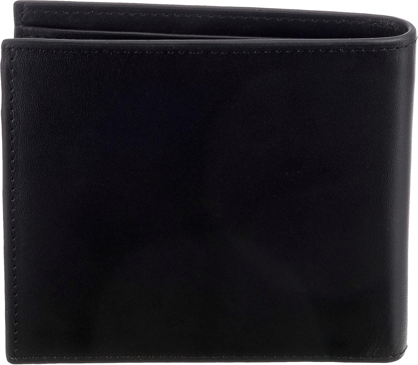 Armani Exchange Essential plånbok för män Enkel logotyptryck Svart plånbok för män Naty Shop