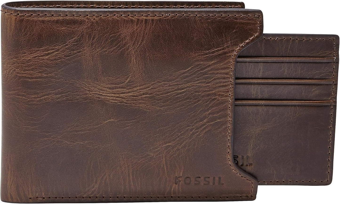 Fossil herrplånbok Naty Shop Derrick herrplånbok Mörkbrun