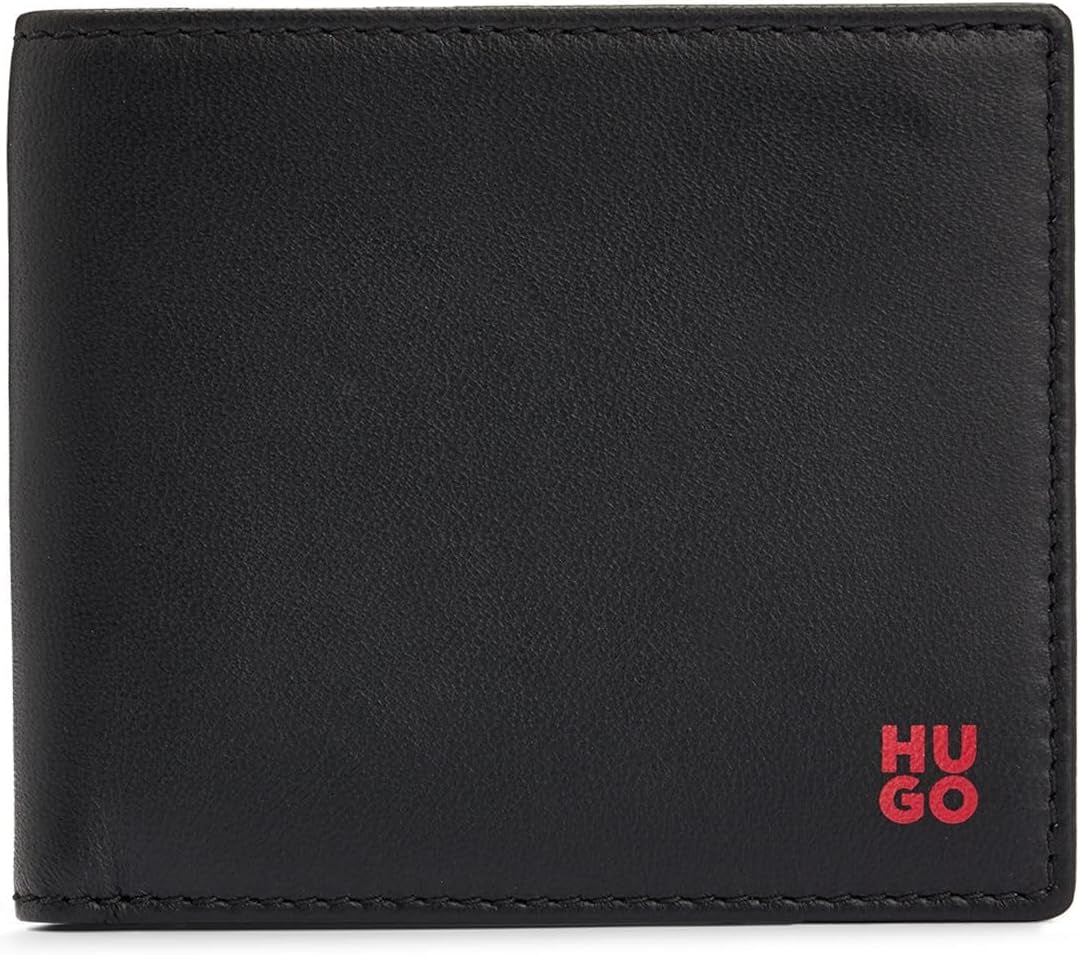 HUGO Herrplånbok Tibby 8cc Nappa Läder Svart Logotyp Stck Herrplånbok Naty Shop Standardtitel