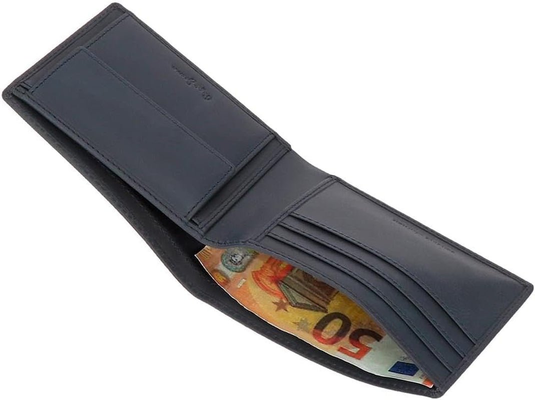 Pepe Jeans Herrplånbok Blå 11,5 x 8 x 1 cm Läder RFID-skyddad plånbok med myntficka Herrplånbok Naty Shop