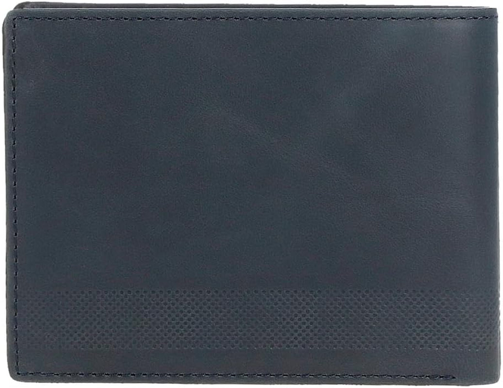 Pepe Jeans Herrplånbok Blå 11,5 x 8 x 1 cm Läder RFID-skyddad plånbok med myntficka Herrplånbok Naty Shop