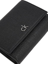 Calvin Klein Daily Medium Trifold Klein damplånbok, svart (Ck Black), naturlig storlek Naty Shop damplånbok