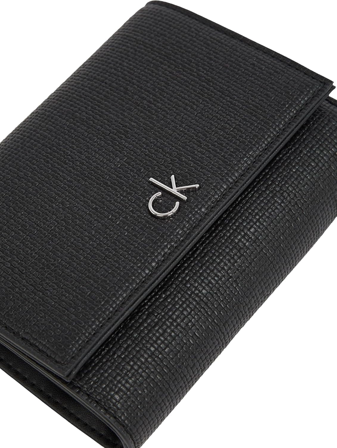Calvin Klein Daily Medium Trifold Klein damplånbok, svart (Ck Black), naturlig storlek Naty Shop damplånbok