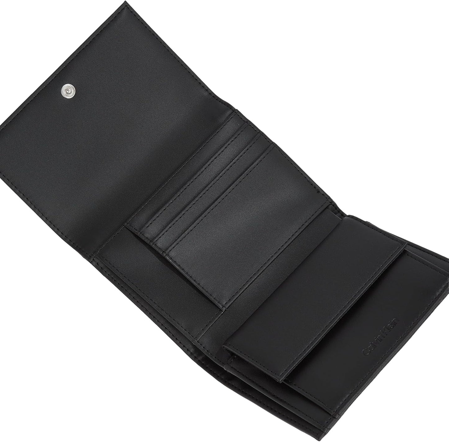 Calvin Klein Daily Medium Trifold Klein damplånbok, svart (Ck Black), naturlig storlek Naty Shop damplånbok