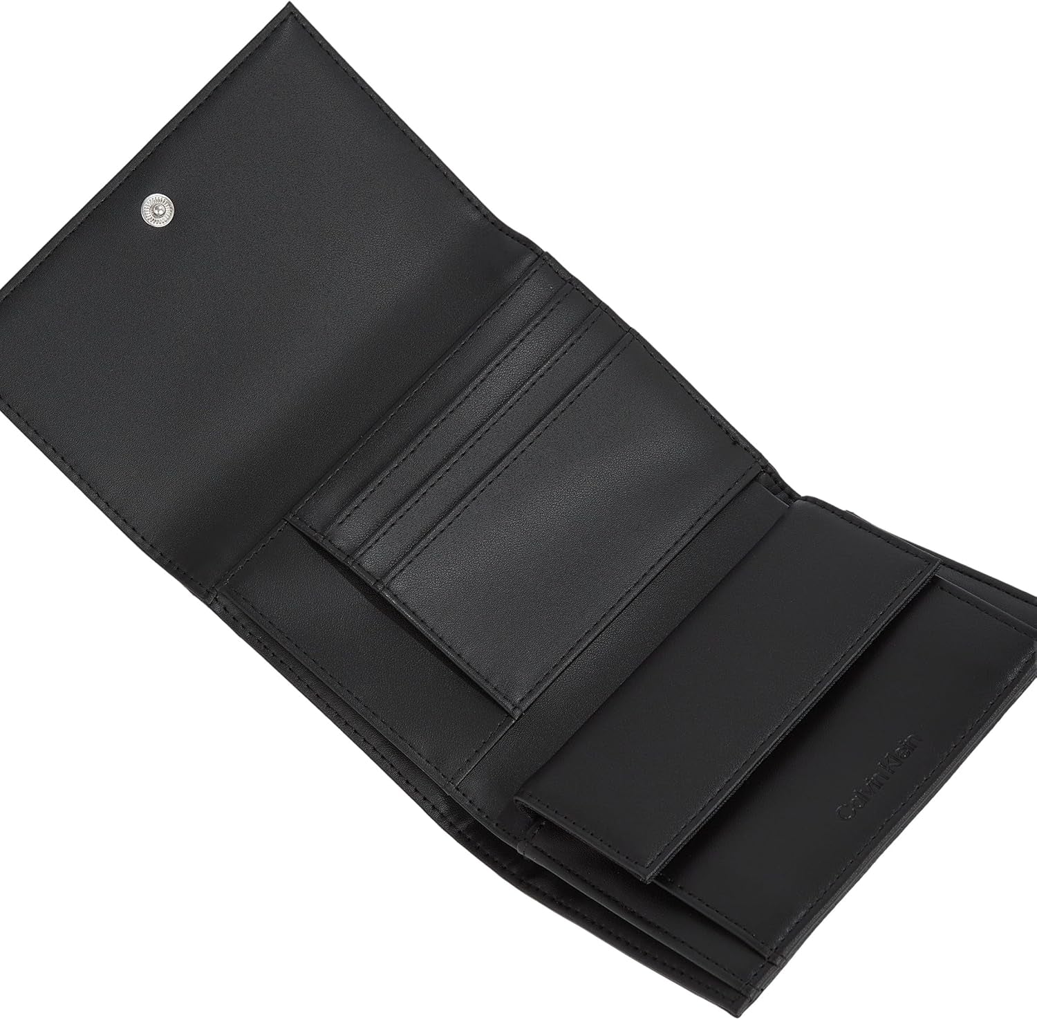 Calvin Klein Daily Medium Trifold Klein damplånbok, svart (Ck Black), naturlig storlek Naty Shop damplånbok
