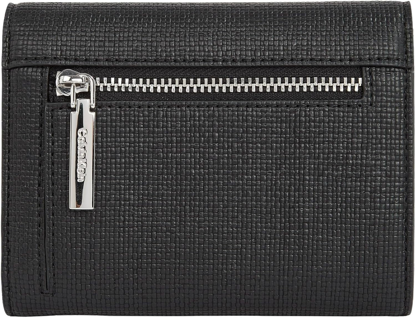 Calvin Klein Daily Medium Trifold Klein damplånbok, svart (Ck Black), naturlig storlek Naty Shop damplånbok
