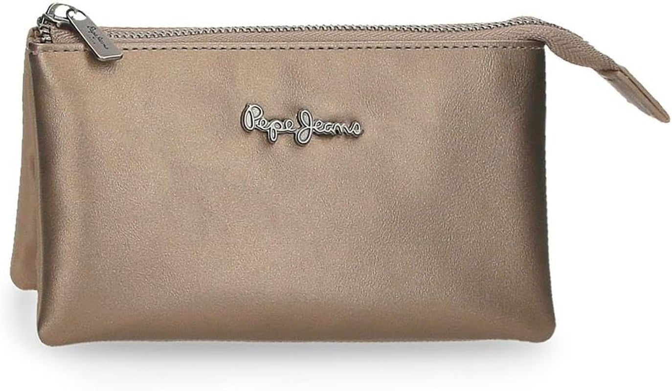 Pepe Jeans Ruby plånbok, plånbok, plånbok, gjord av polyester med konstläderdetaljer. Fack, dragkedjor. Från Joumma Väskor Damplånbok Naty Shop Rubin Toalettväska