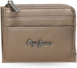 Pepe Jeans Ruby plånbok, plånbok, plånbok, gjord av polyester med konstläderdetaljer. Fack, dragkedjor. Från Joumma Väskor Damplånbok Naty Shop Rubin Purse
