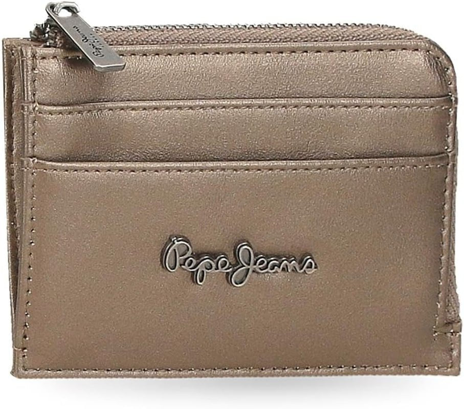 Pepe Jeans Ruby plånbok, plånbok, plånbok, gjord av polyester med konstläderdetaljer. Fack, dragkedjor. Från Joumma Väskor Damplånbok Naty Shop Rubin Purse