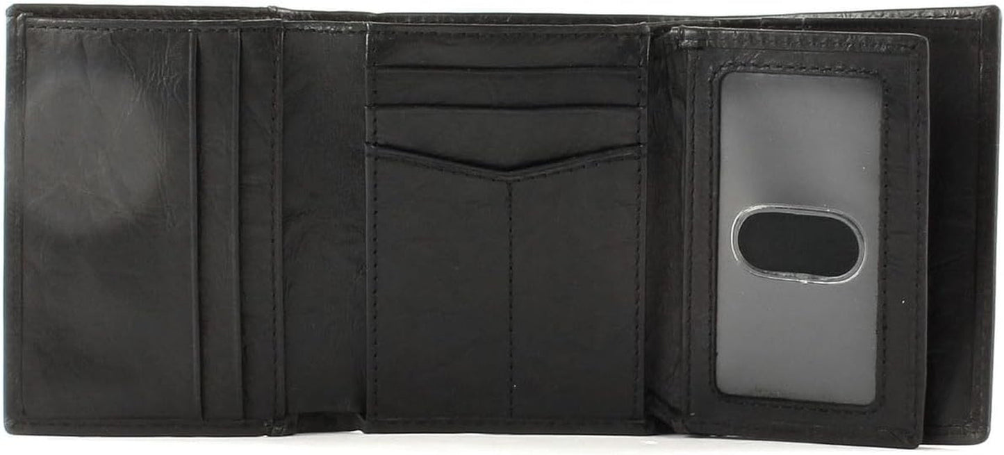 Fossil mäns Neel Läder Trifold-plånbok 8,255 cm L x 1,905 cm B x 10,16 cm H Herrplånbok Naty Shop