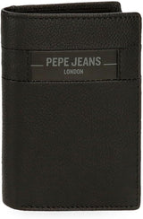 Pepe Jeans Krysslåda Svart Brun Blå Grå Kohud Plånböcker & plånböcker Herrplånbok Naty Shop Svart Vertikal plånbok