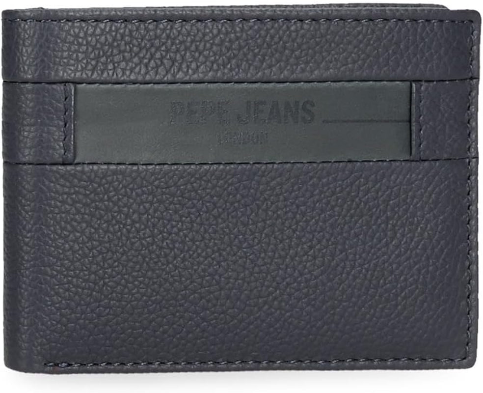 Pepe Jeans Checkbox Kohud Plånböcker & plånböcker Svart Brun Blå Grå Plånbok Herr Naty Shop Blå Plånbok