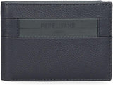 Pepe Jeans Checkbox Kohud Plånböcker & plånböcker Svart Brun Blå Grå Herrplånbok Naty Shop Blå Checkbox-plånbok