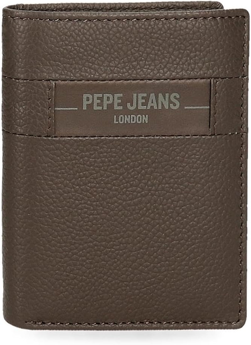Pepe Jeans Checkbox Kohud Plånböcker & väskor Svart Brun Blå Grå Herrplånbok Naty Shop Brun portfölj