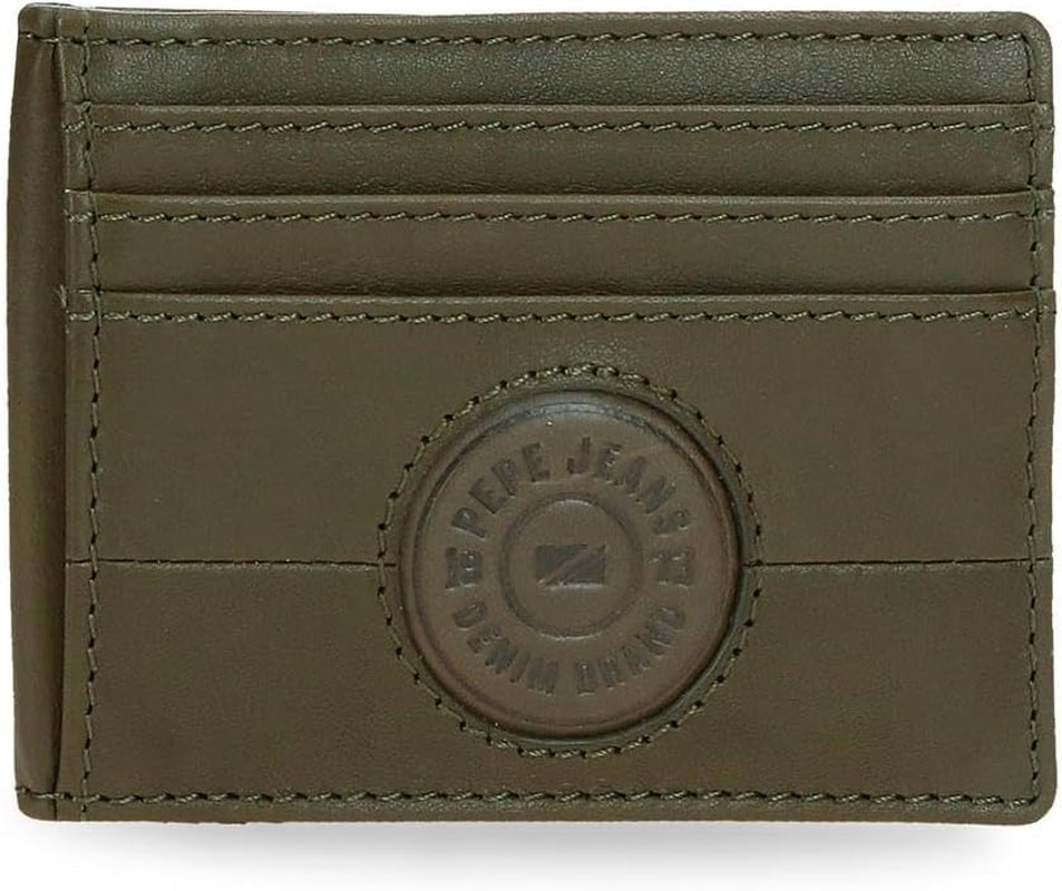 Pepe Jeans Cracker Kohud Plånböcker & väskor Svart Brun Grön Olika storlekar Naty Shop Herrplånbok Grön Cracker Korthållare