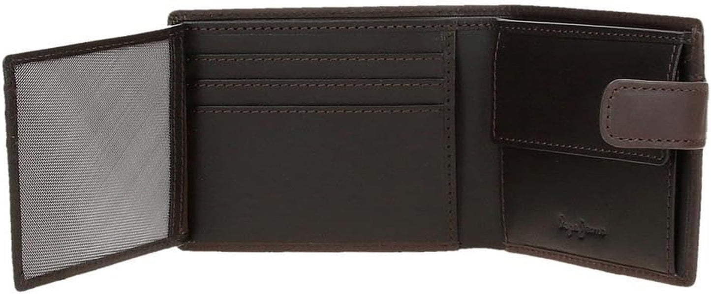 Pepe Jeans Staple Cowhide Plånböcker och plånböcker, svart, brun, marinblå, olika storlekar herrplånbok Naty Shop