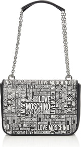 Love Moschino Damaxelväska Pre-Collection Höst-Vinter 2021 Svarta Väskor Dam Naty Shop Standardtitel