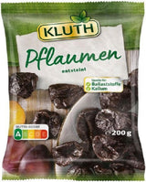 Plommon med stenar 200g - Smaksatt, fruktig och naturligt söt - Vegansk, osvavelfri, urkärnad och utan tillsatt socker - Nutri-Score A (1 x 200g) Dehydrerade produkter Naty Shop Standardtitel