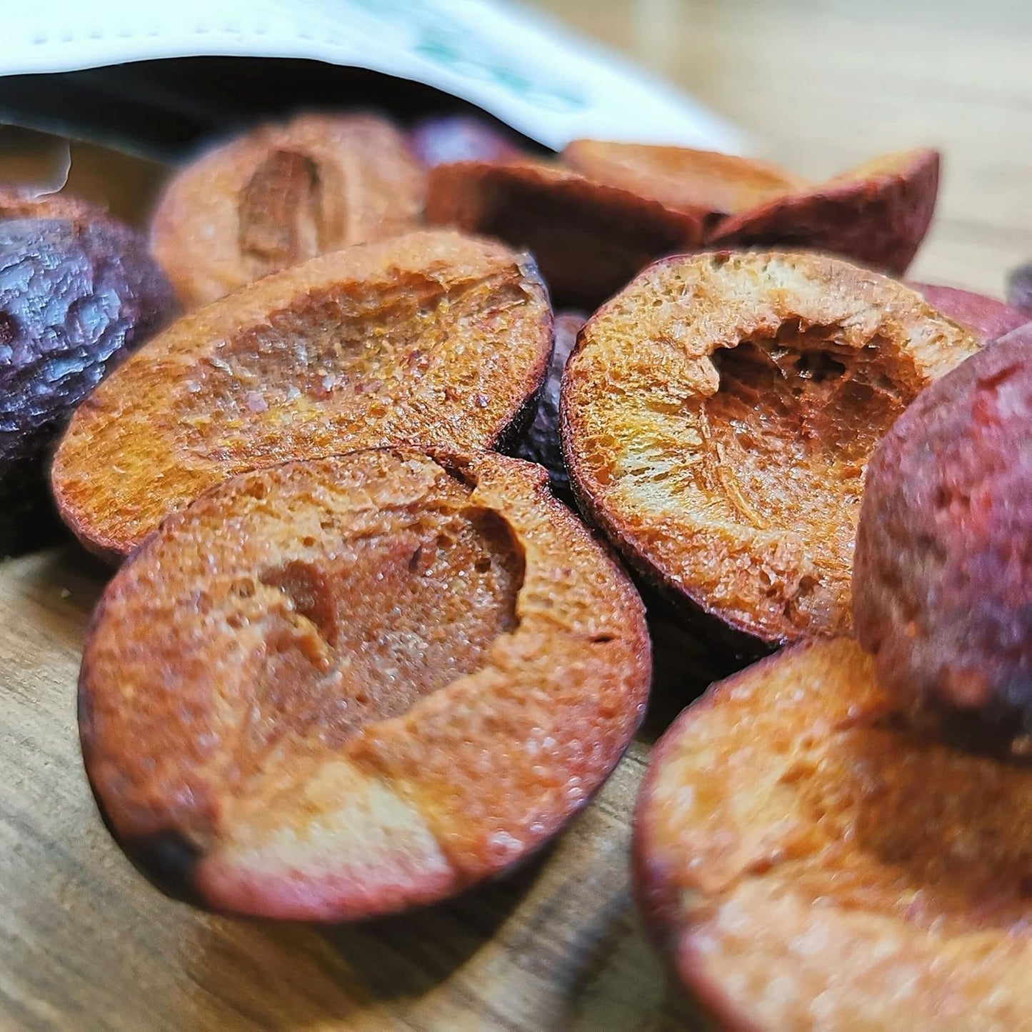 Frystorkade plommon Frystorkade plommon 100% naturliga | Inget tillsatt socker Hälsosamt frystorkat godis | Frystorkade plommon Frystorkade frukter Frystorkade frukter ZingyZoo Dehydrerade produkter Min butik