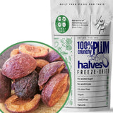 Frystorkade plommon Frystorkade plommon 100% naturliga | Inget tillsatt socker Hälsosamt frystorkat godis | Frystorkade plommon Frystorkade frukter Frystorkade frukter ZingyZoo Dehydrerade produkter Min butik Standardtitel